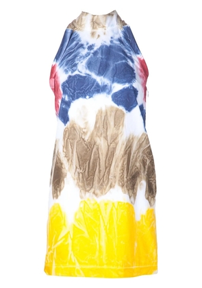 DSQUARED2 tie-dye mini dress - White