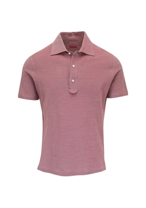 Isaia knit polo shirt - Red