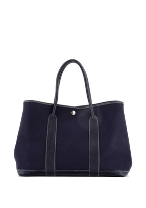 Hermès Pre-Owned Garden Party Toile and Leather 36 tote bag - Blue