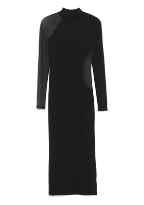 Y-3 panelled midi dress - Black