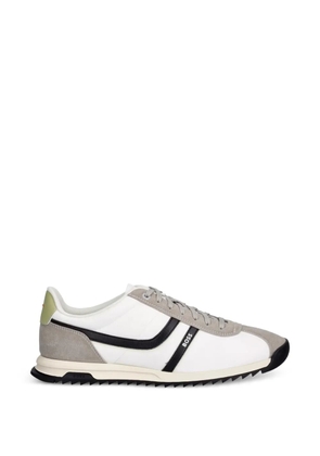 BOSS panelled low-top sneakers - White
