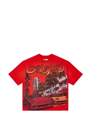 GODSPEED South Beach Drive Miami Superrun T-shirt - Red