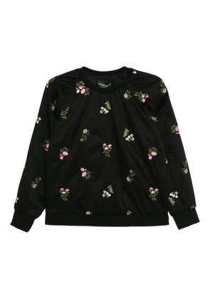 Cynthia Rowley embroidered sweatshirt - Black