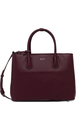 Silvian Heach logo-lettering tote bag - Purple