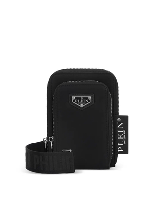 Philipp Plein zipped smartphone messenger bag - Black