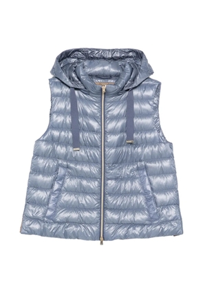 Herno hooded gilet - Blue