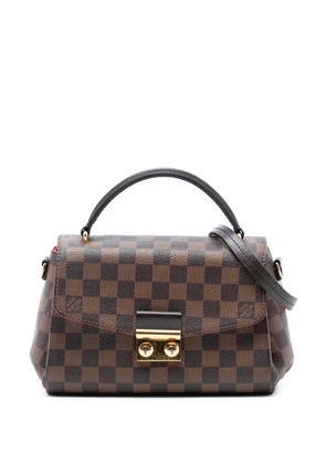 Louis Vuitton Pre-Owned 2017 Damier Ebene Croisette satchel - Brown