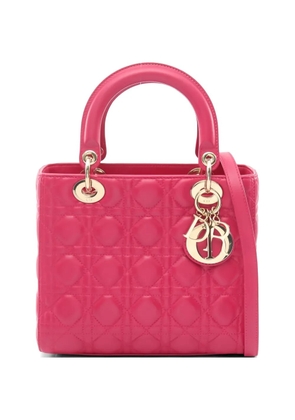Christian Dior Pre-Owned 2010s Lady Dior leather two-way handbag - Pink