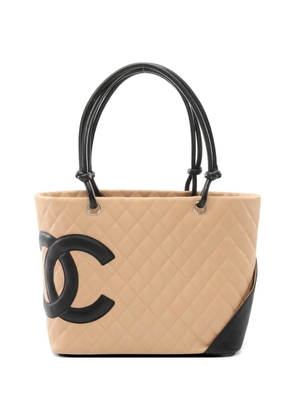 CHANEL Pre-Owned 2004-2005 Cambon Ligne tote bag - Neutrals