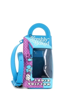 Louis Vuitton Pre-Owned Sandwich Box Top Handle Bag Printed Leather crossbody bag - Blue