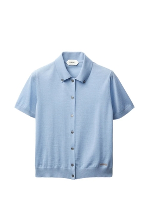 Versace buttoned cardigan - Blue