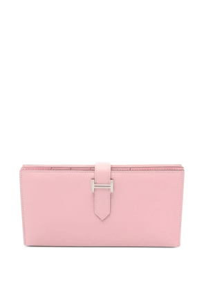 Hermès Pre-Owned 2019 Bearn Soufflé Rose Sakura bi-fold wallet - Pink