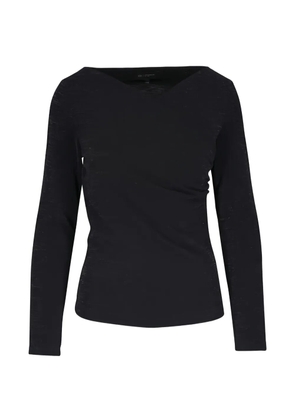 AG Jeans Alaya long-sleeve knitted top - Black