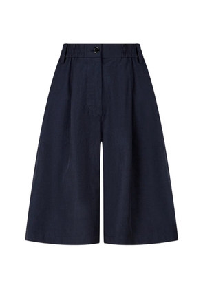 TOMBOY elasticated-waist pleated shorts - Blue