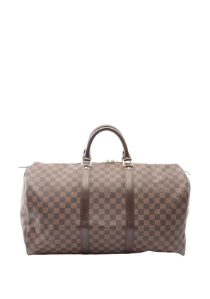 Louis Vuitton Pre-Owned 2006 Damier Ebene Keepall 50 travel bag - Brown