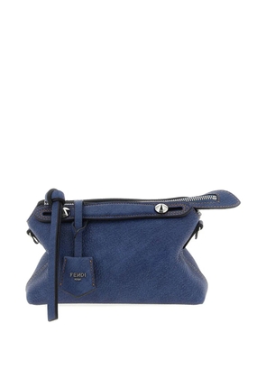 FENDI foldover leather clutch bag - Blue