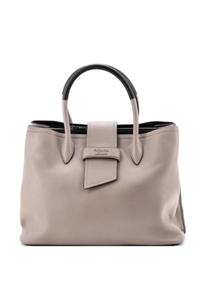 Prada Pre-Owned Ribbon City Calfskin Medium tote bag - Neutrals