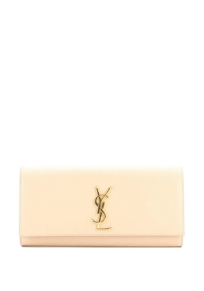 Saint Laurent Pre-Owned Classic Monogram Leather Long clutch bag - Neutrals