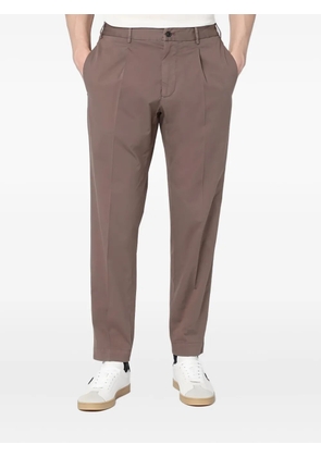 Santaniello tapered trousers - Brown