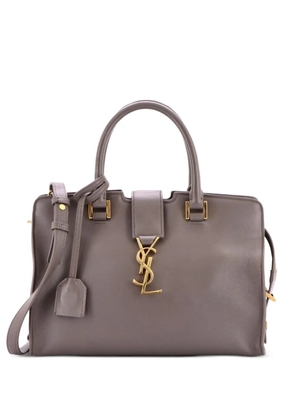 Saint Laurent Pre-Owned Monogram Cabas Leather Baby satchel - Grey