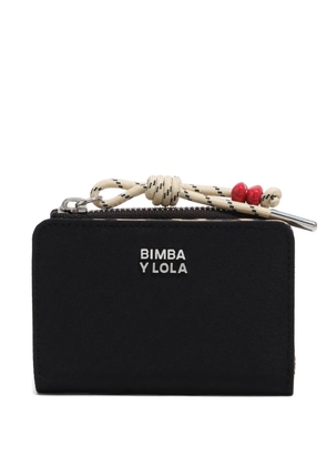 Bimba y Lola rope detail wallet - Black