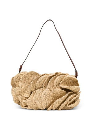 FARM Rio raffia shoulder bag - Neutrals