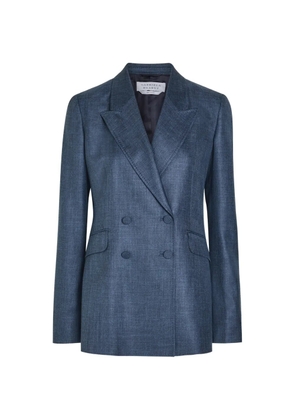 Gabriela Hearst double-breasted blazer - Blue