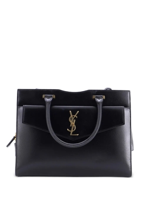 Saint Laurent Pre-Owned Uptown Leather Medium tote bag - Black
