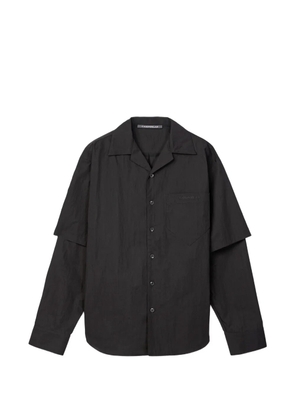 CamperLab layered pocket shirt - Black