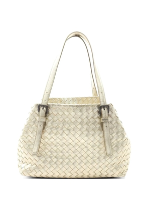 Bottega Veneta Pre-Owned 2010s intrecciato-leather tote bag - Gold