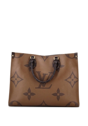 Louis Vuitton Pre-Owned OnTheGo Reverse Monogram Giant MM tote bag - Brown