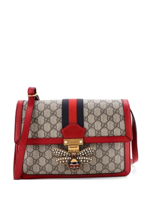 Gucci Pre-Owned Queen Margaret Shoulder Bag GG Coated Canvas Medium crossbody bag - Brown