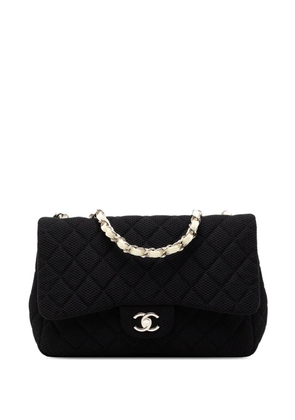 CHANEL Pre-Owned 2009-2010 Jumbo Classic Mesh Single Flap shoulder bag - Black