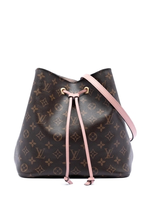 Louis Vuitton Pre-Owned 2017 Monogram Neonoe MM bucket bag - Brown