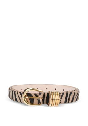 Déhanche Holly zebra gold belt - Neutrals