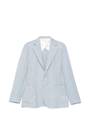 Barba patch-pocket blazer - Blue