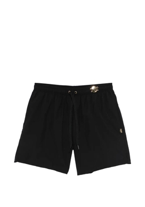 Moschino drawstring detail swim shorts - Black