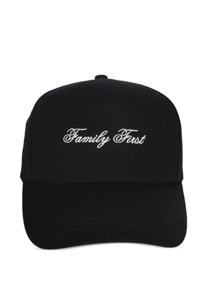 Family First embroidery baseball hat - Black