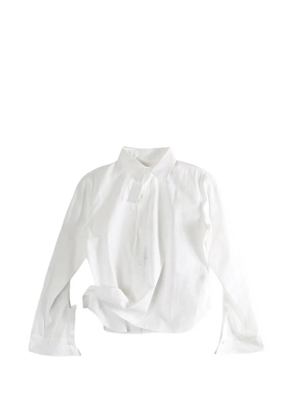 Yohji Yamamoto asymmetric shirt - White