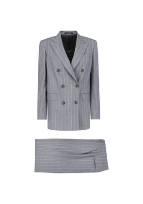 Tagliatore Jasmine double-breasted striped suit - Grey