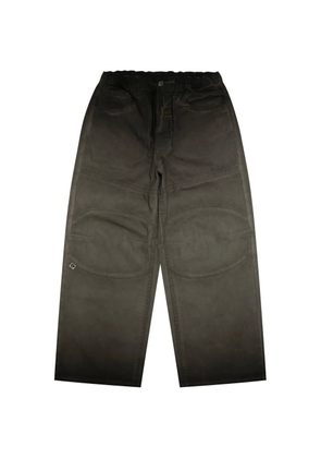 AAPE BY *A BATHING APE® logo-appliqué wide-leg trousers - Grey