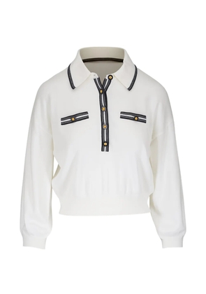 L'Agence Malaki polo top - White