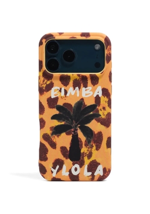 Bimba y Lola Iphone 17 Pro Max animal-print phone case - Yellow