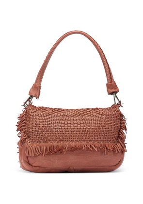 Reptile's House Anfora leather shoulder bag - Brown