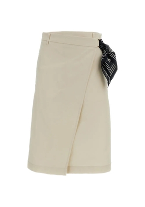 True Royal wrap skirt - White