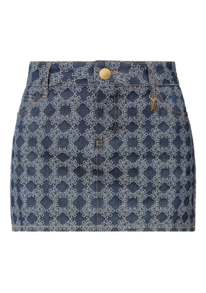 AMIRI quad denim mini skirt - Blue