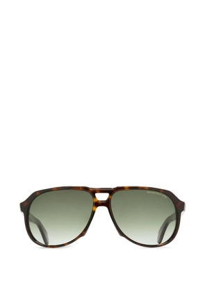 Cutler & Gross 9782 pilot-frame sunglasses - Brown