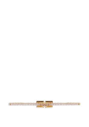Elisabetta Franchi rhinestones-embellishment necklaces - Gold