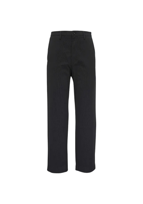 AG Jeans pinstripe trousers - Black