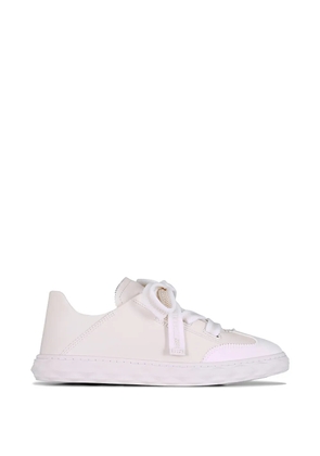 Jimmy Choo Diamond Light leather sneakers - Neutrals